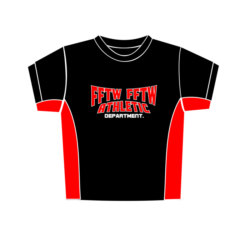 FFTW ATHLETIC red BABY TEE (W)