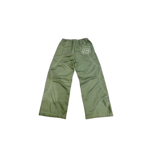 Green R Block Pants
