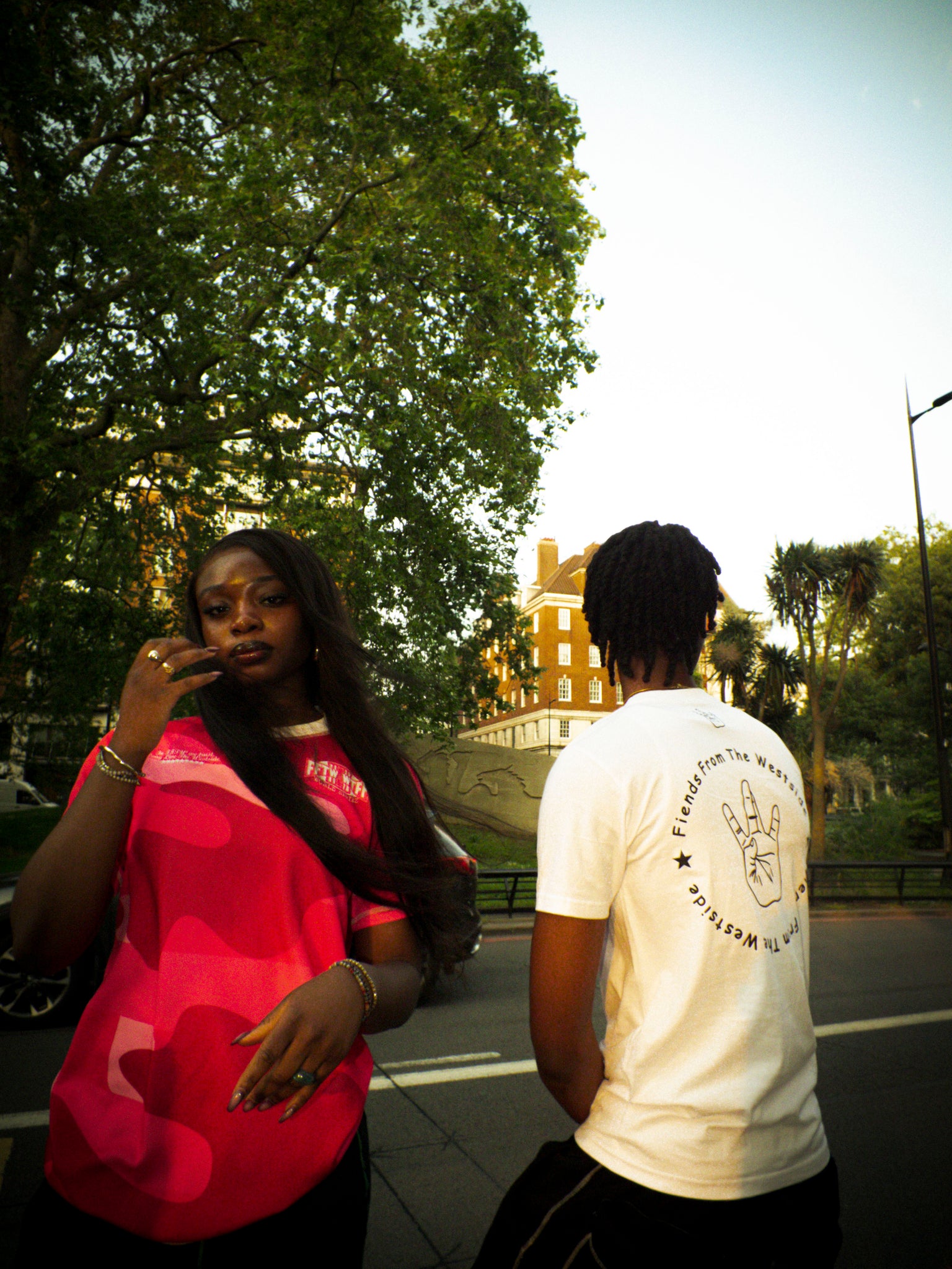 WRLDSRZ STRIPED CAMO TEE (PINK)