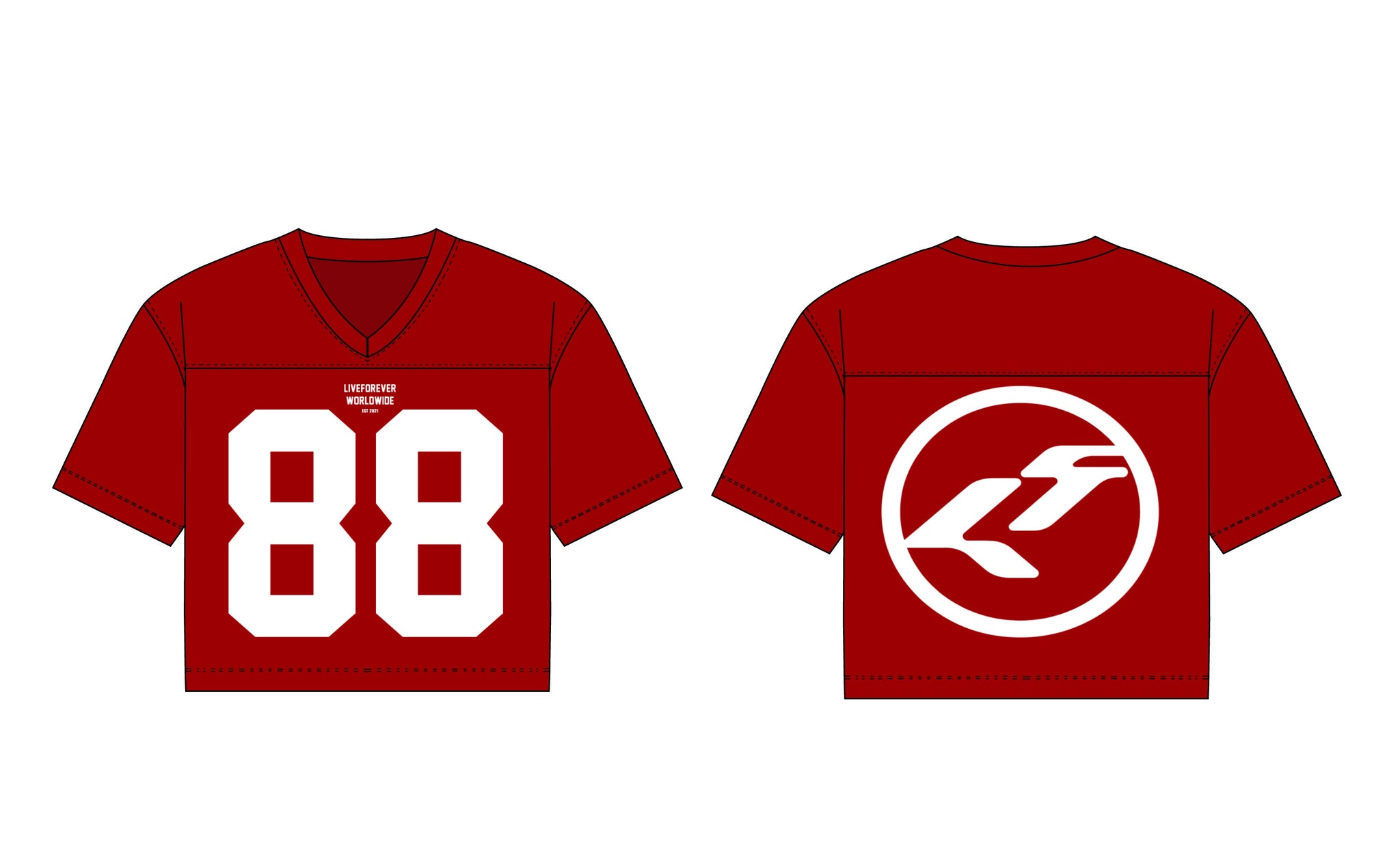 RED LF JERSEY