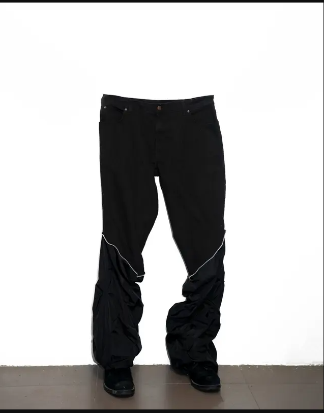 TRUST HYBRID DENIM ZIPPER PANTS