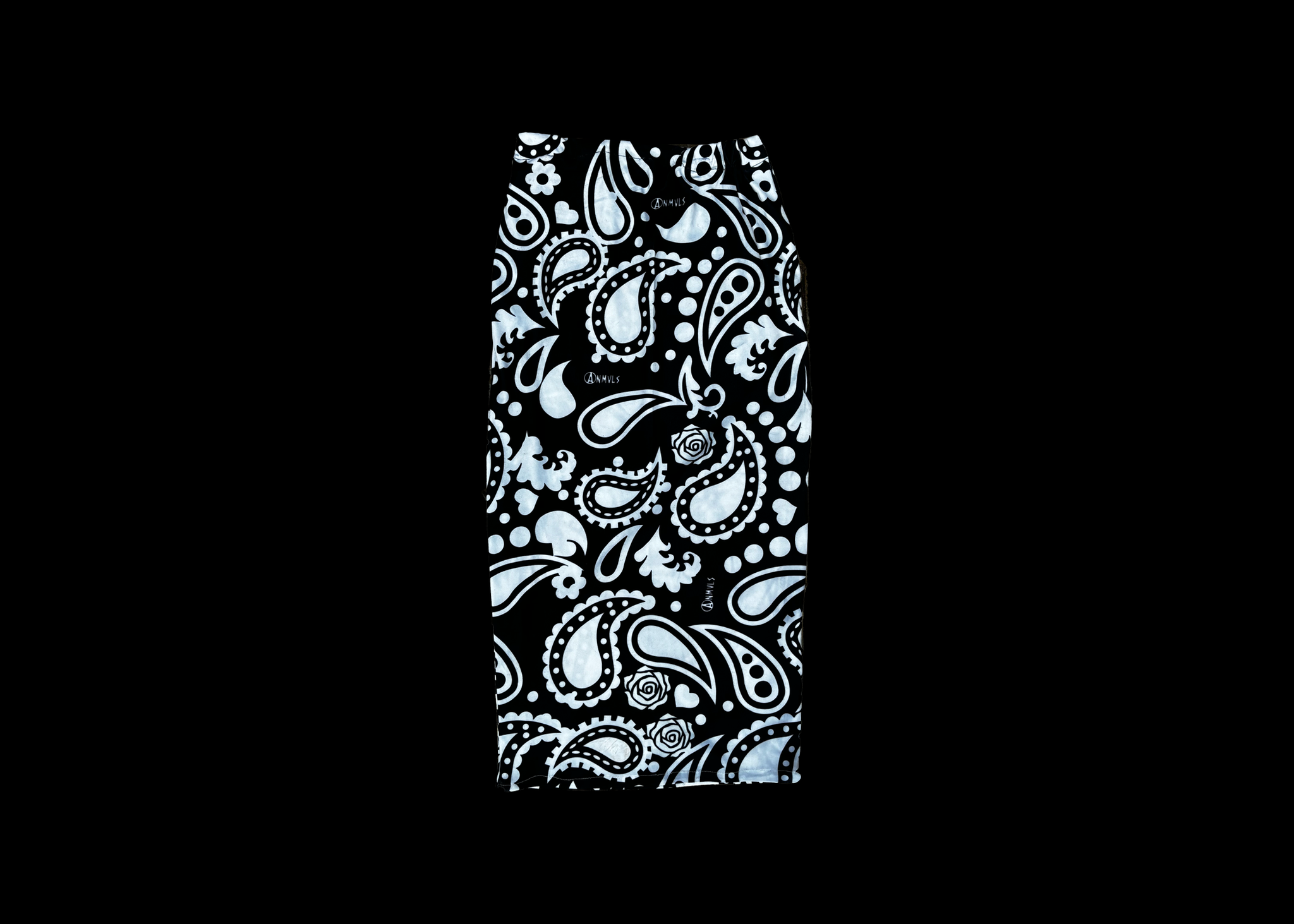 ANMVLS WMN PAISLEY MAXI SKIRT