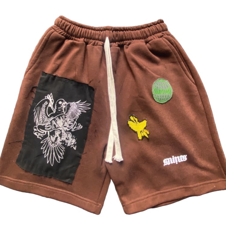 SAINTS PATCHWORK SWEATSHORTS