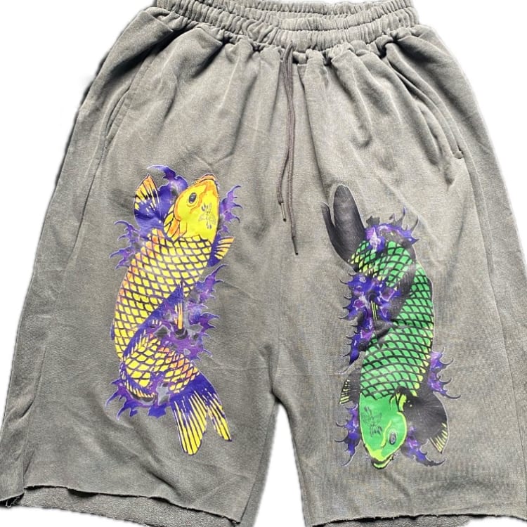 SAINTS KOI FISH SWEAT SHORTS