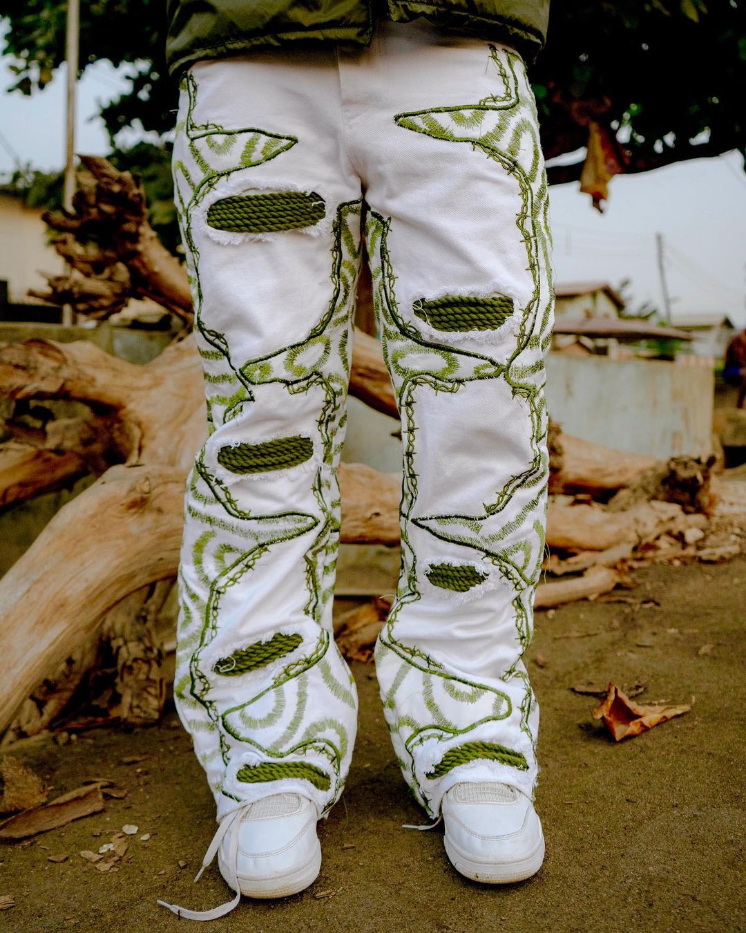 Green Fractal Pants